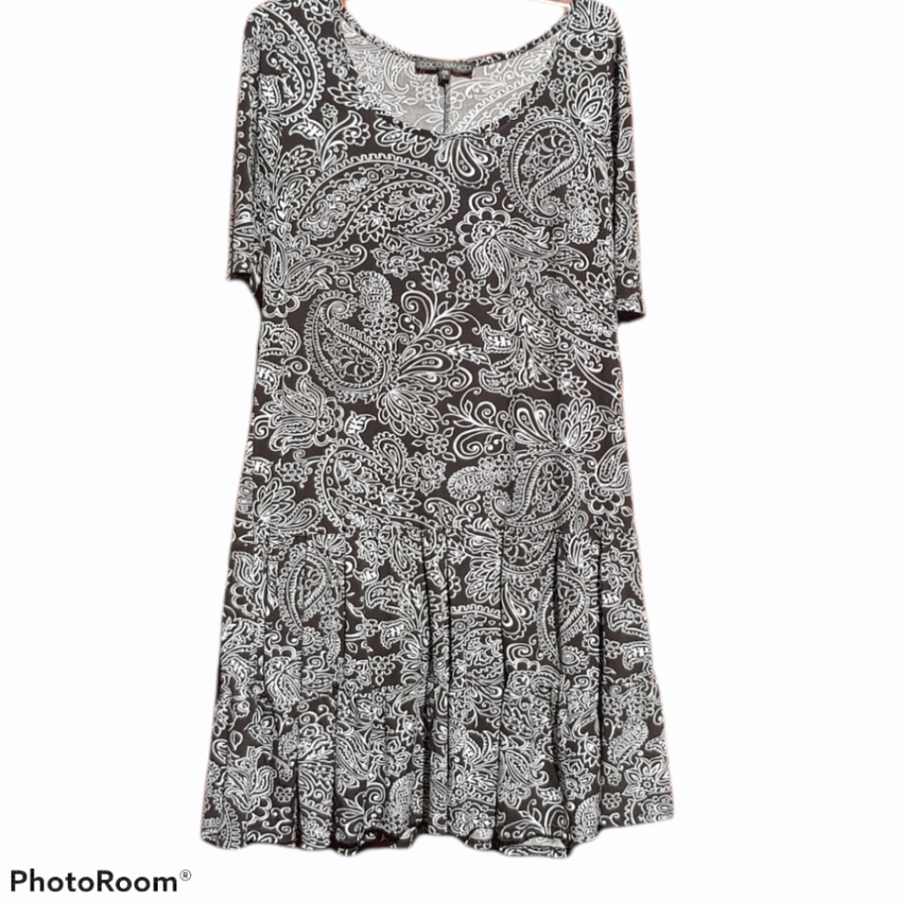 Coco Bianco dress black and white size large.
